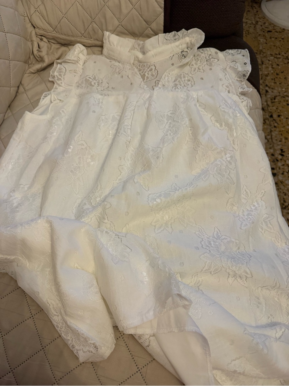 NWOT SHEIN White Lace Midi Dress